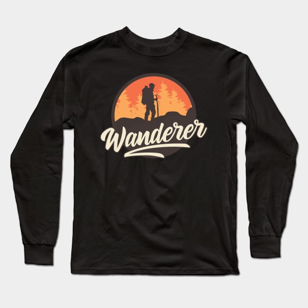 WANDERER Long Sleeve T-Shirt by KAESWARI